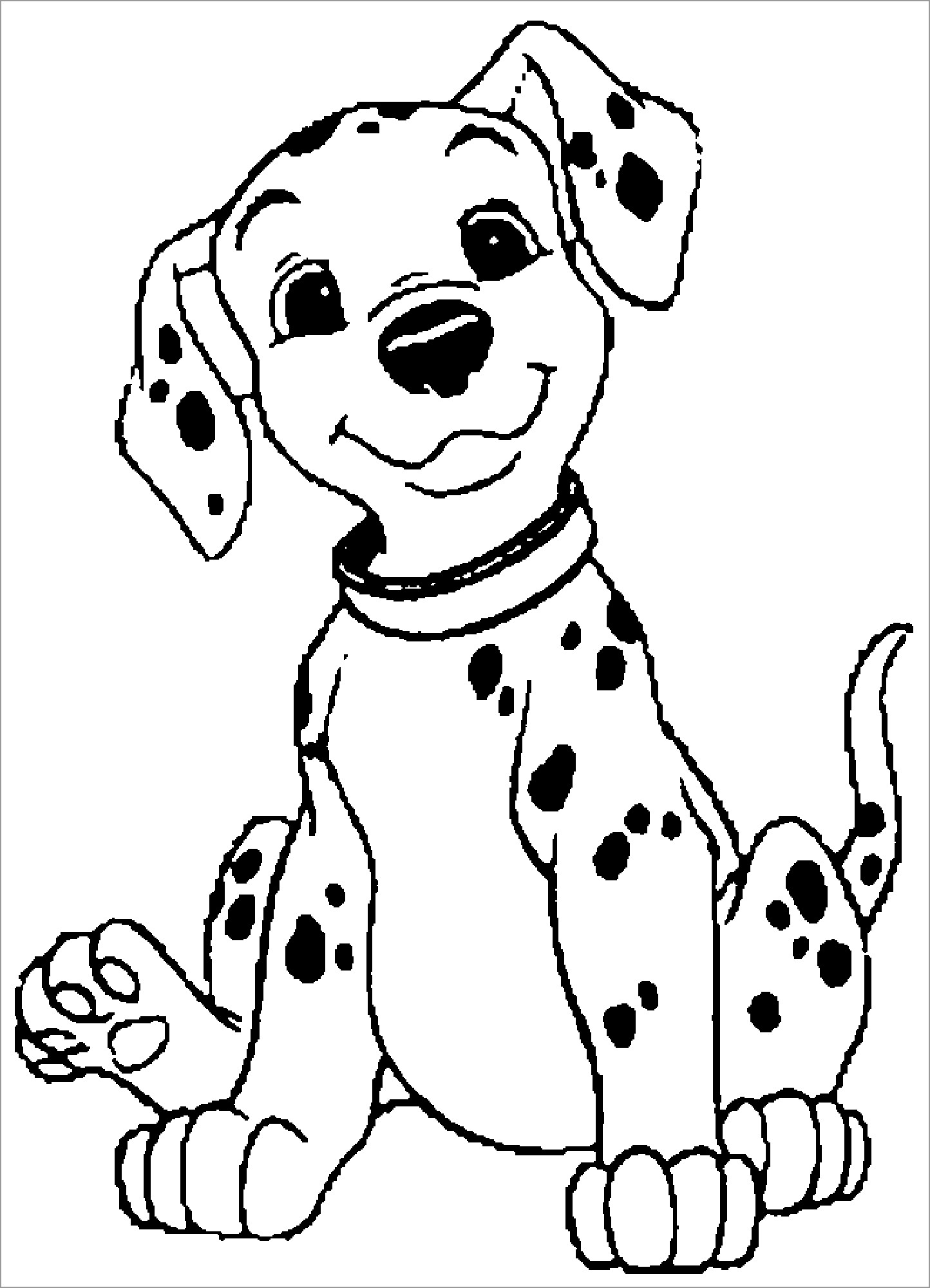 101 Dalmatians Coloring Page for Kids