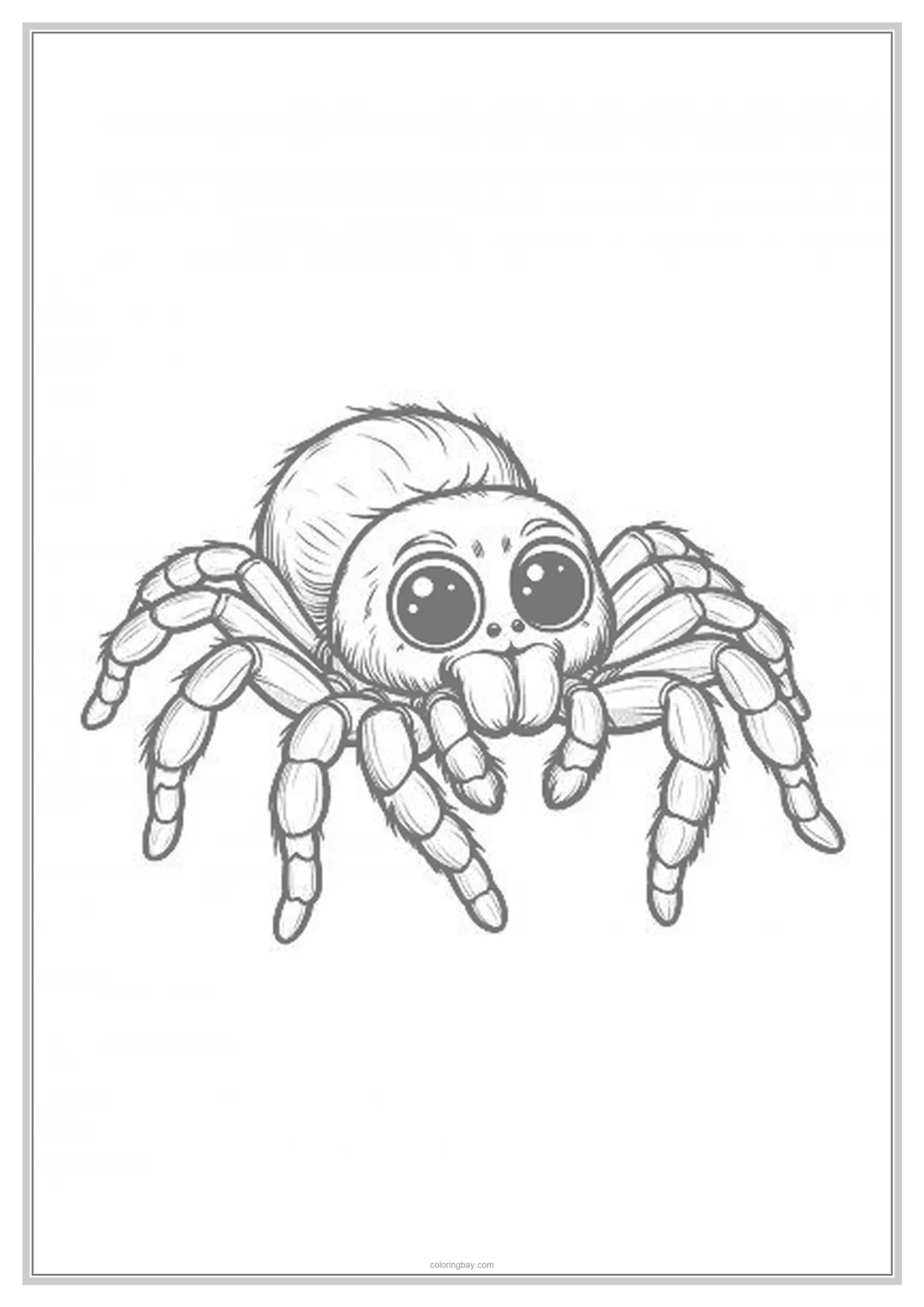 Mouse Spider Underground Animals Coloring Pages