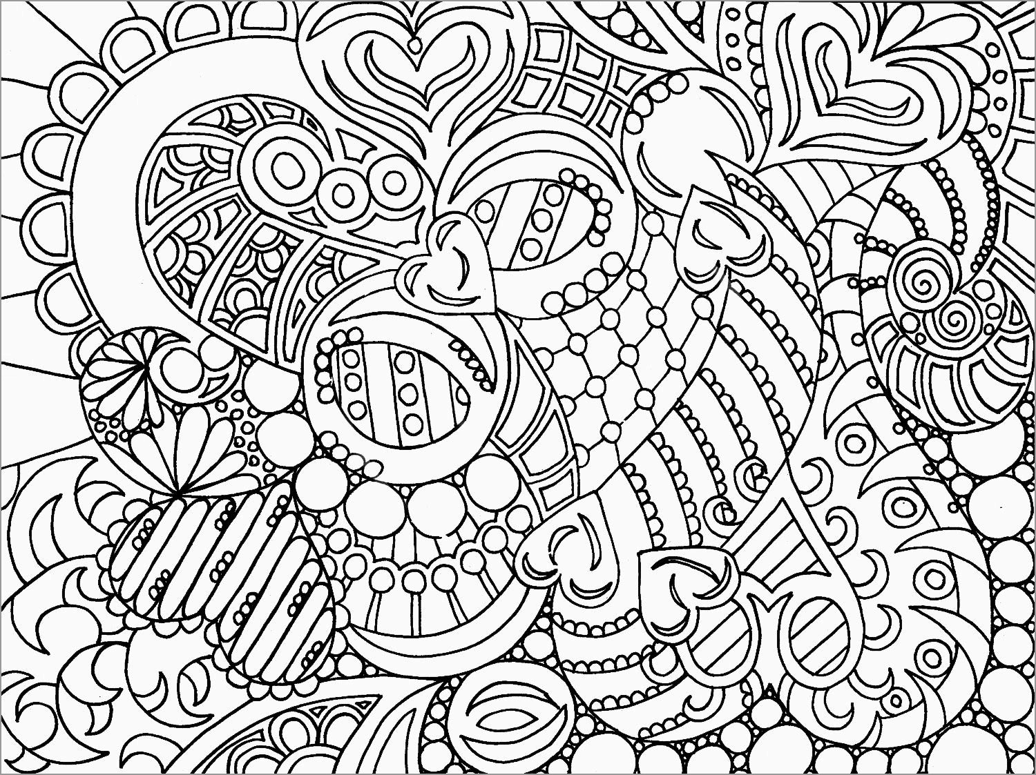 Abstract Coloring Pages for Adults