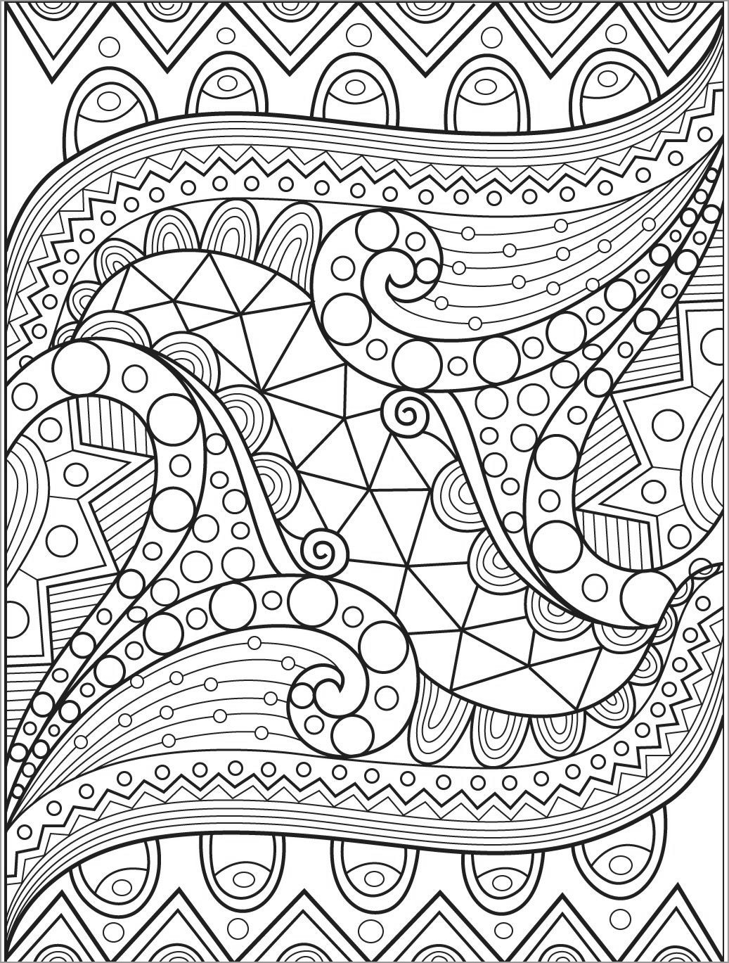 Abstract Coloring Pages ColoringBay