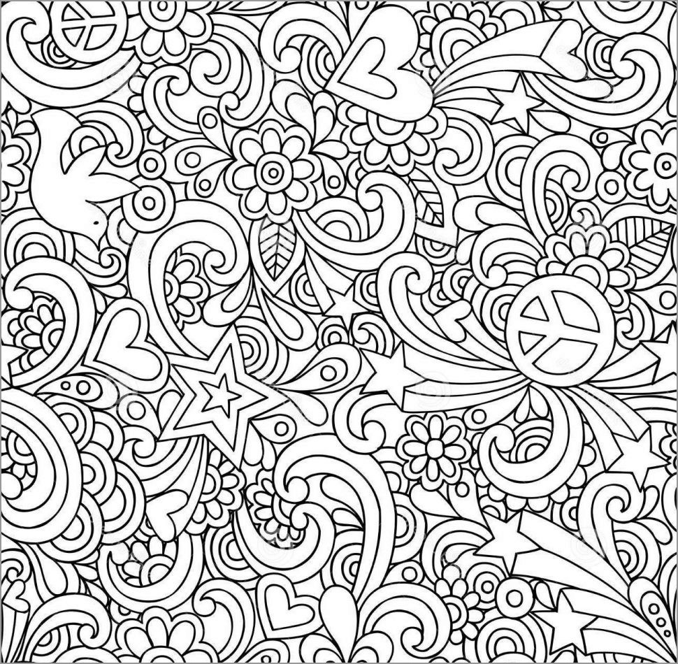Abstract Coloring Pages to Print