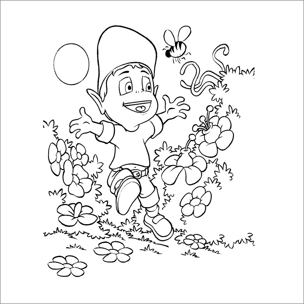 Adiboo Coloring Pages for Adult