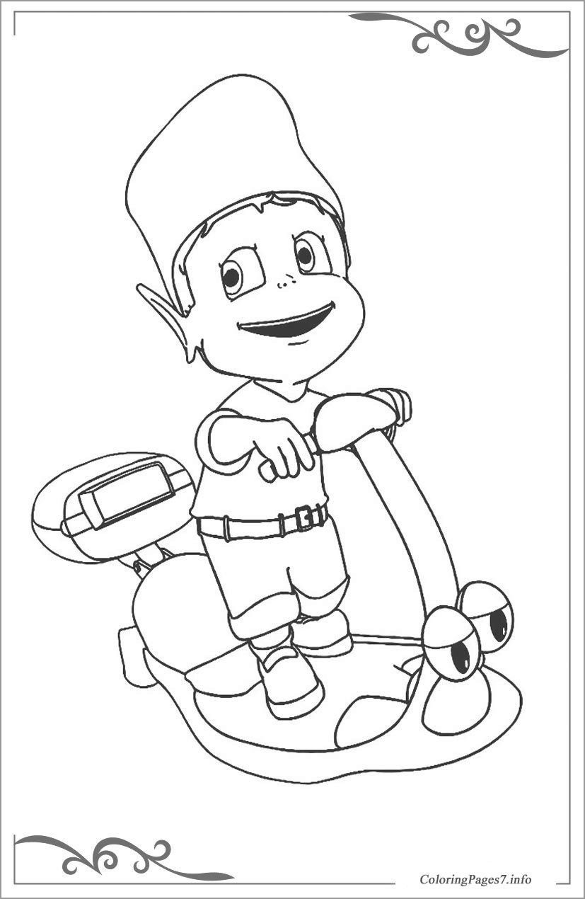Adiboo Free Coloring Pages for Kids