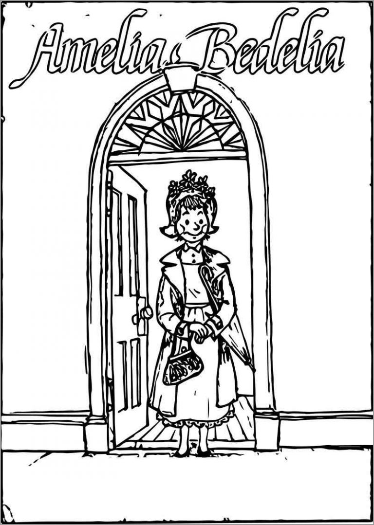 Amelia Bedelia Coloring Pages - ColoringBay