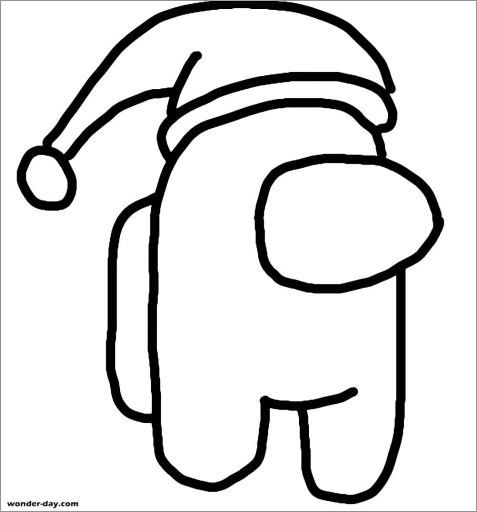 Among Us Coloring Pages Impostor Christmas - 348+ Popular SVG File