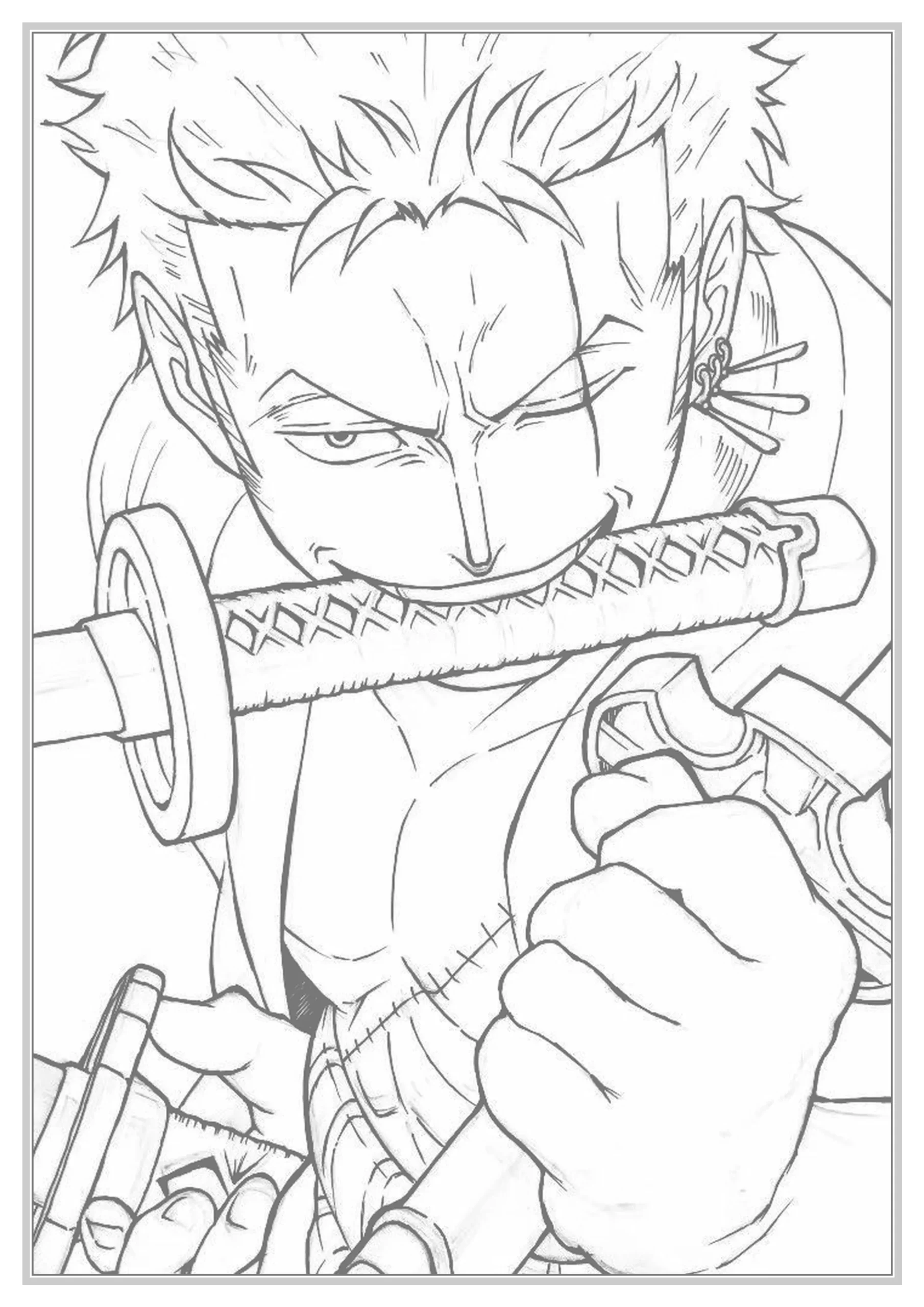 anime bleach coloring pages to print