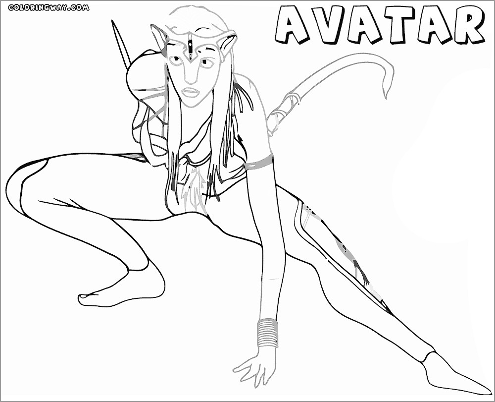 Avatar Coloring Pages - ColoringBay