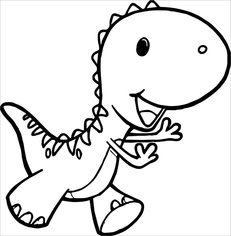 Baby Dinosaur Coloring Pages - ColoringBay