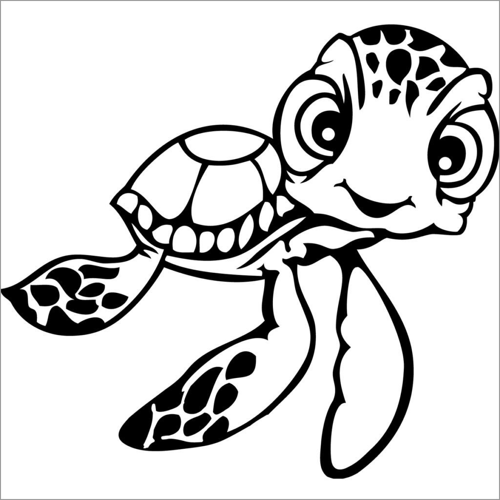 Baby Sea Turtle Coloring Page   ColoringBay