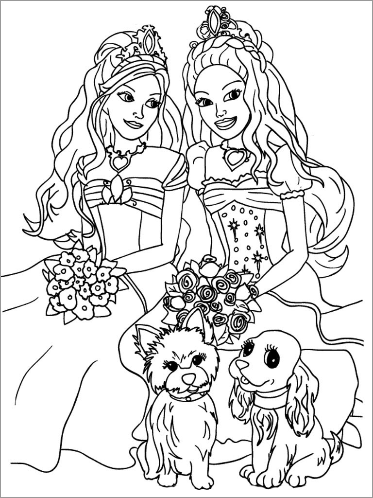 Barbie Coloring Pages for Adults   ColoringBay