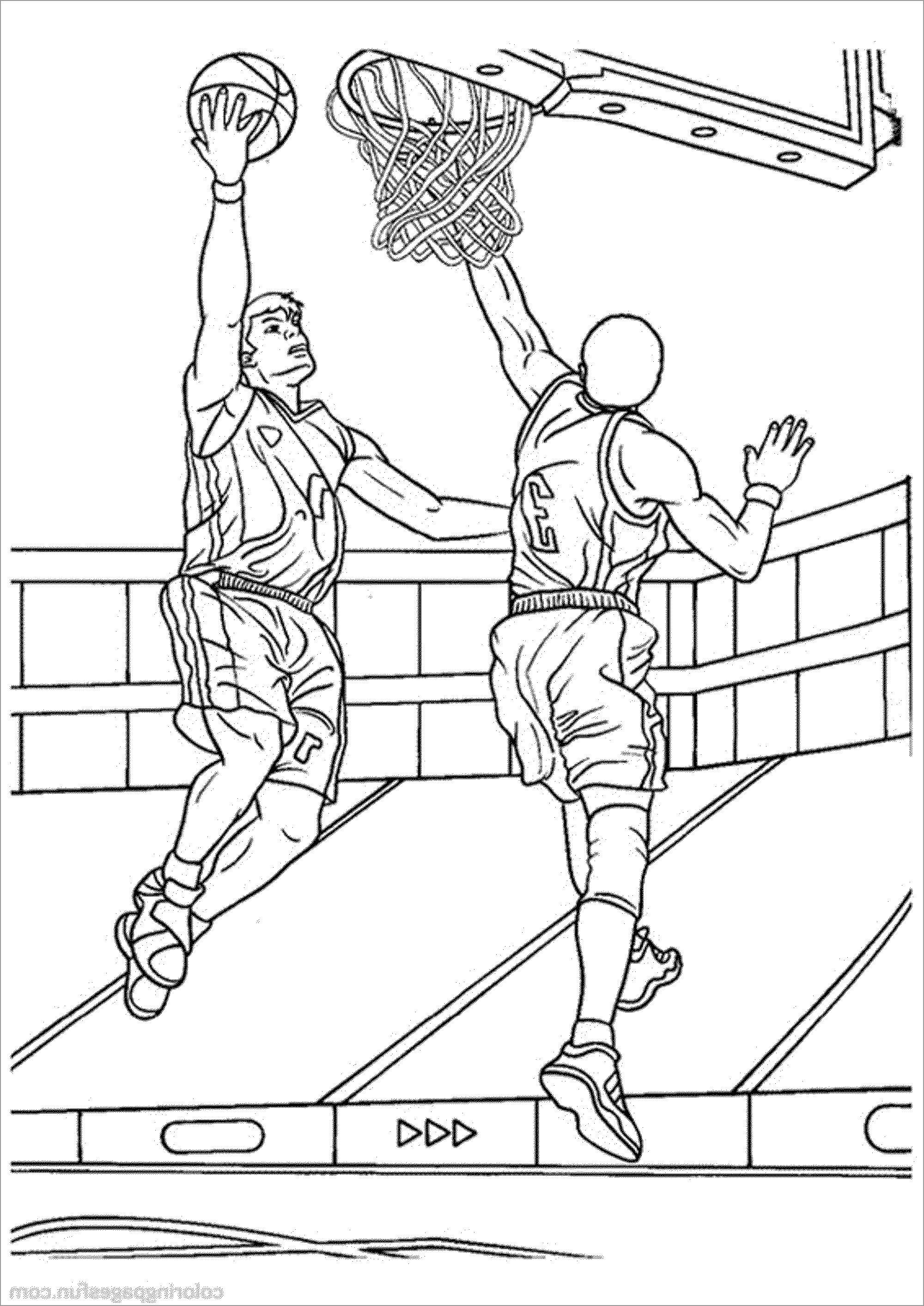 Basketball Coloring Pages to Print