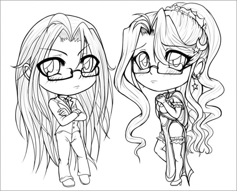 Chibi Superhero Coloring Pages ColoringBay