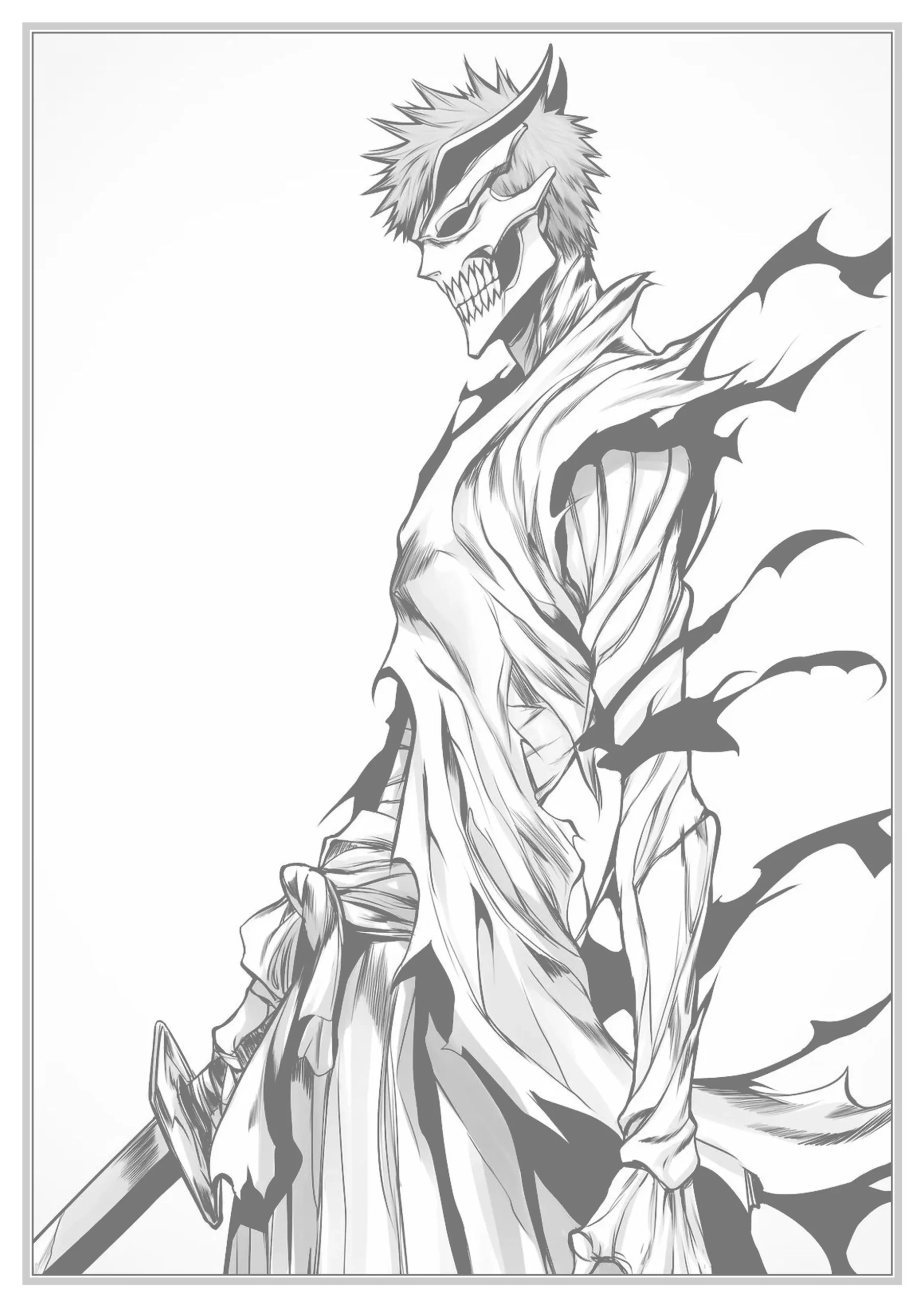 bleach coloring book pages