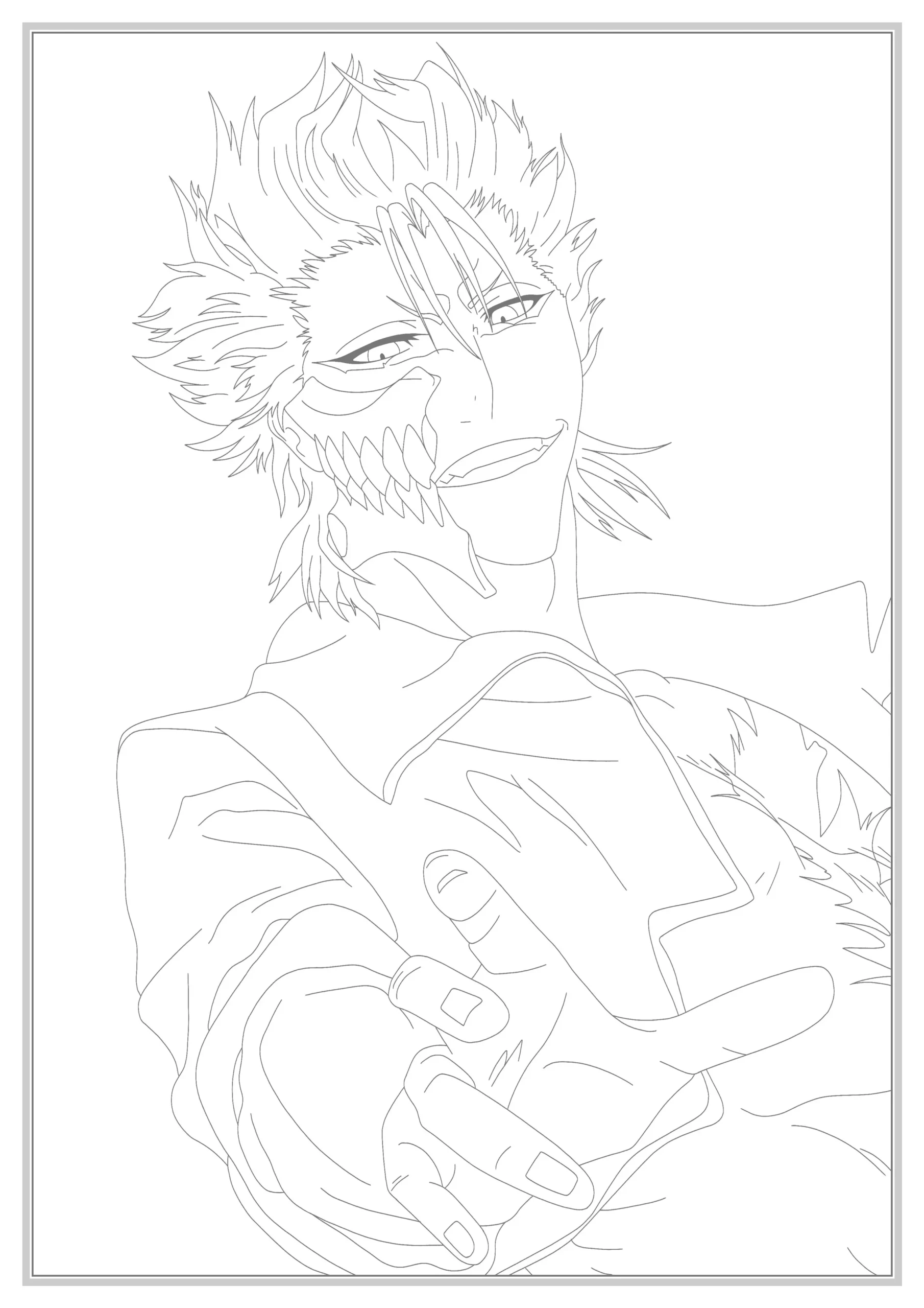 bleach coloring pages pdf