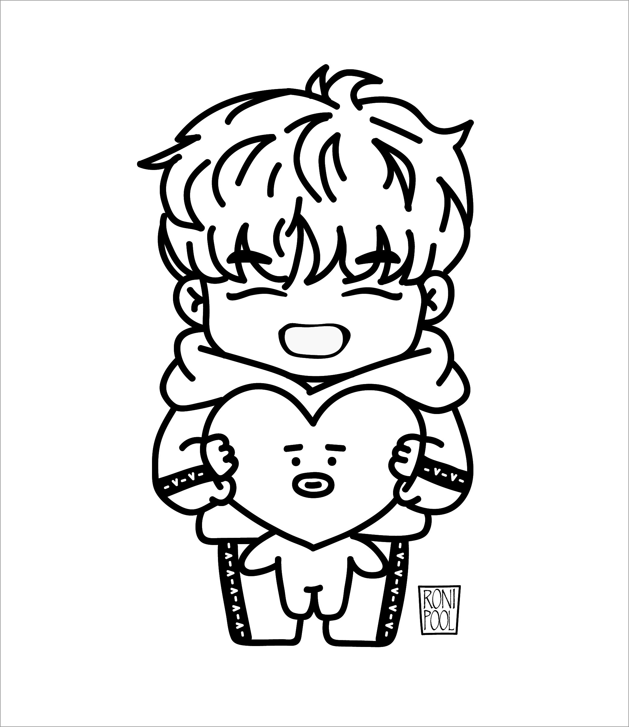76 Bt21 Coloring Pages To Print  Free