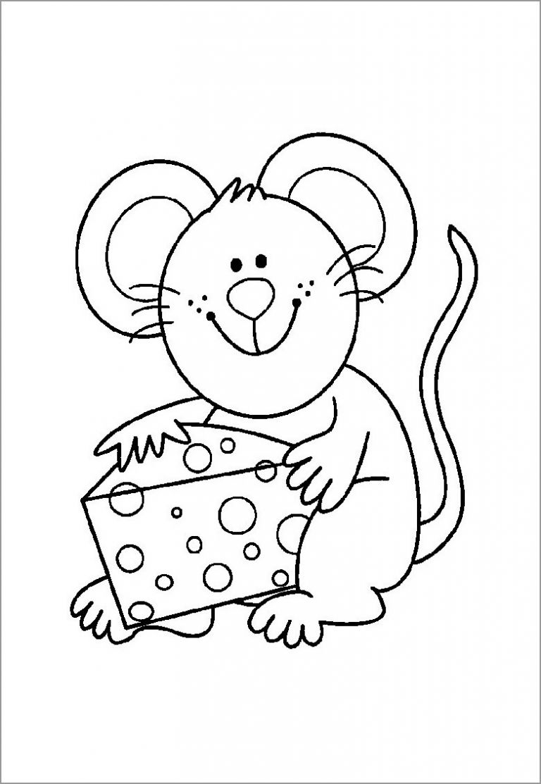 realistic-mouse-coloring-page-coloringbay