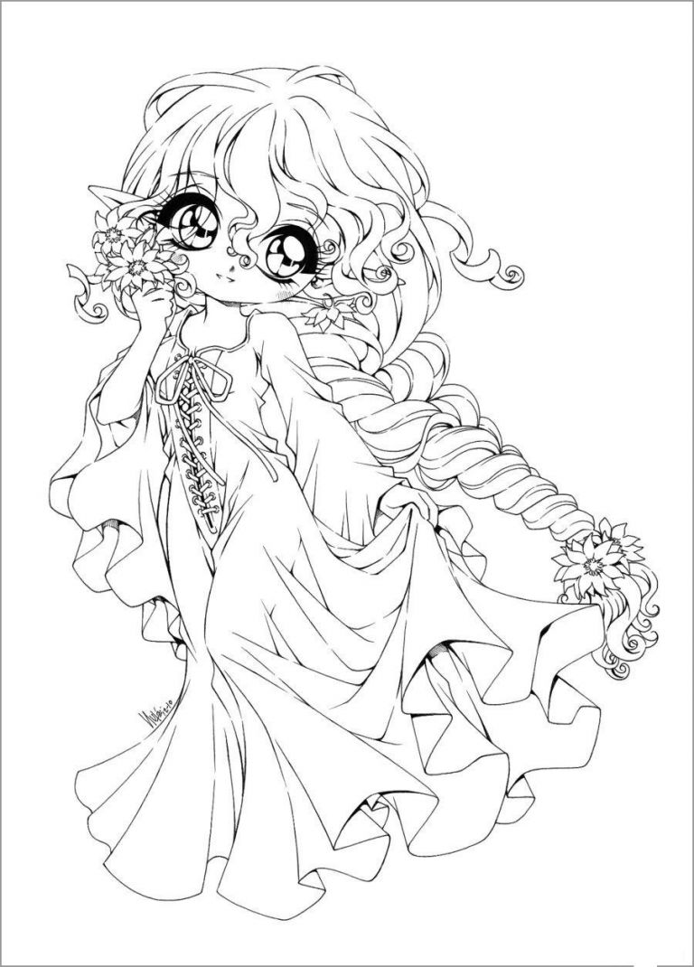 Chibi Coloring Pages - ColoringBay