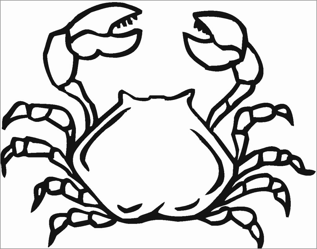 Christmas Hermit Crab Coloring Page
