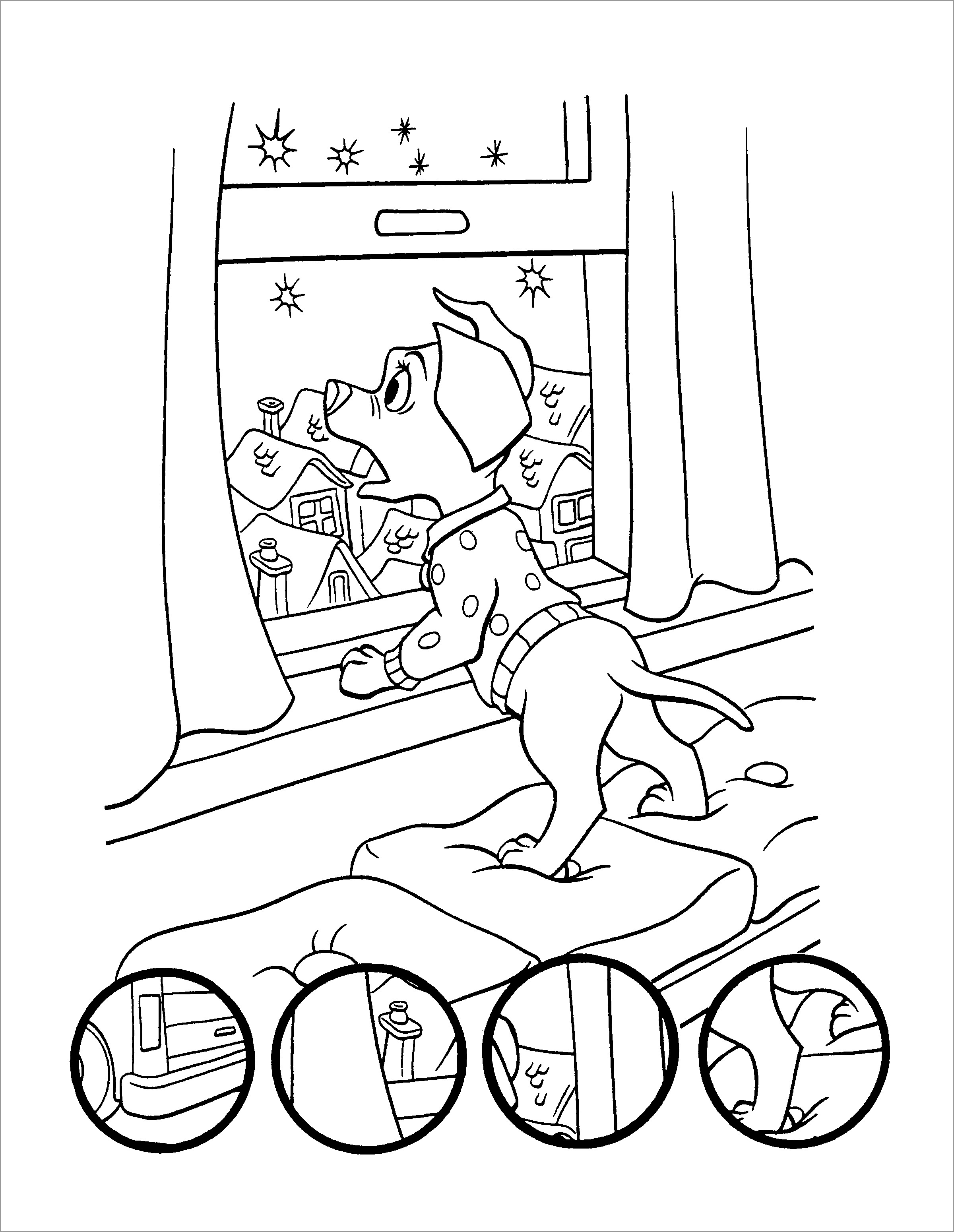 Coloring Pages Of 101 Dalmatians