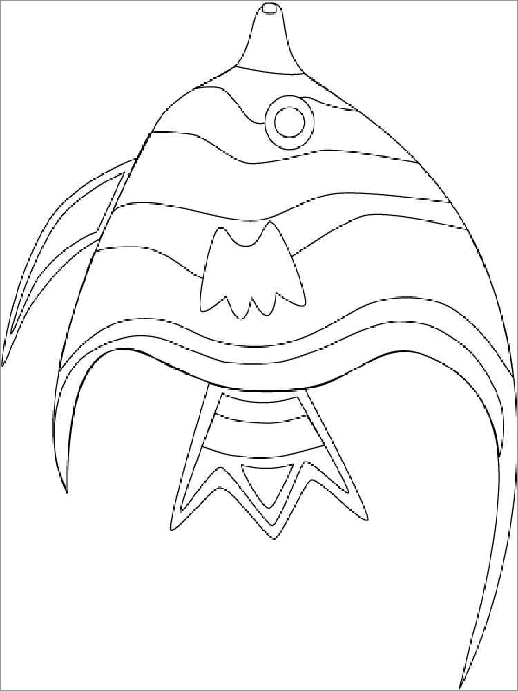 Coloring Pages Of Angel Fish