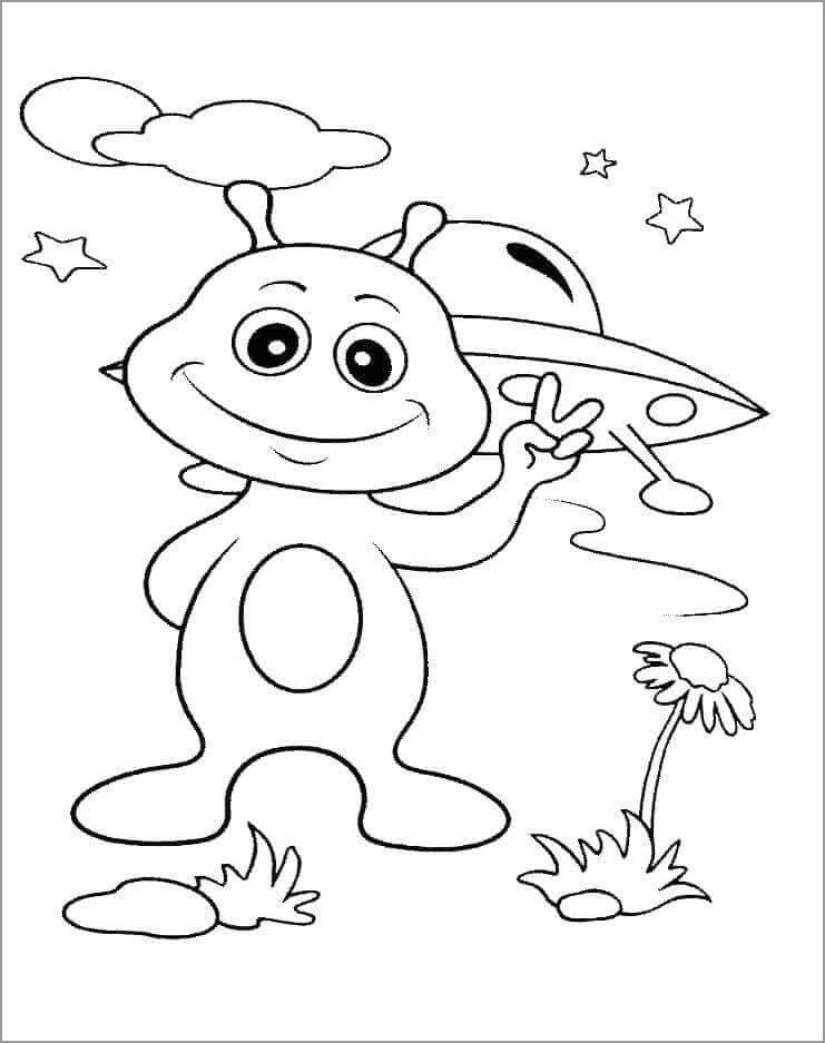 Aliens coloring pages crap taxidermy