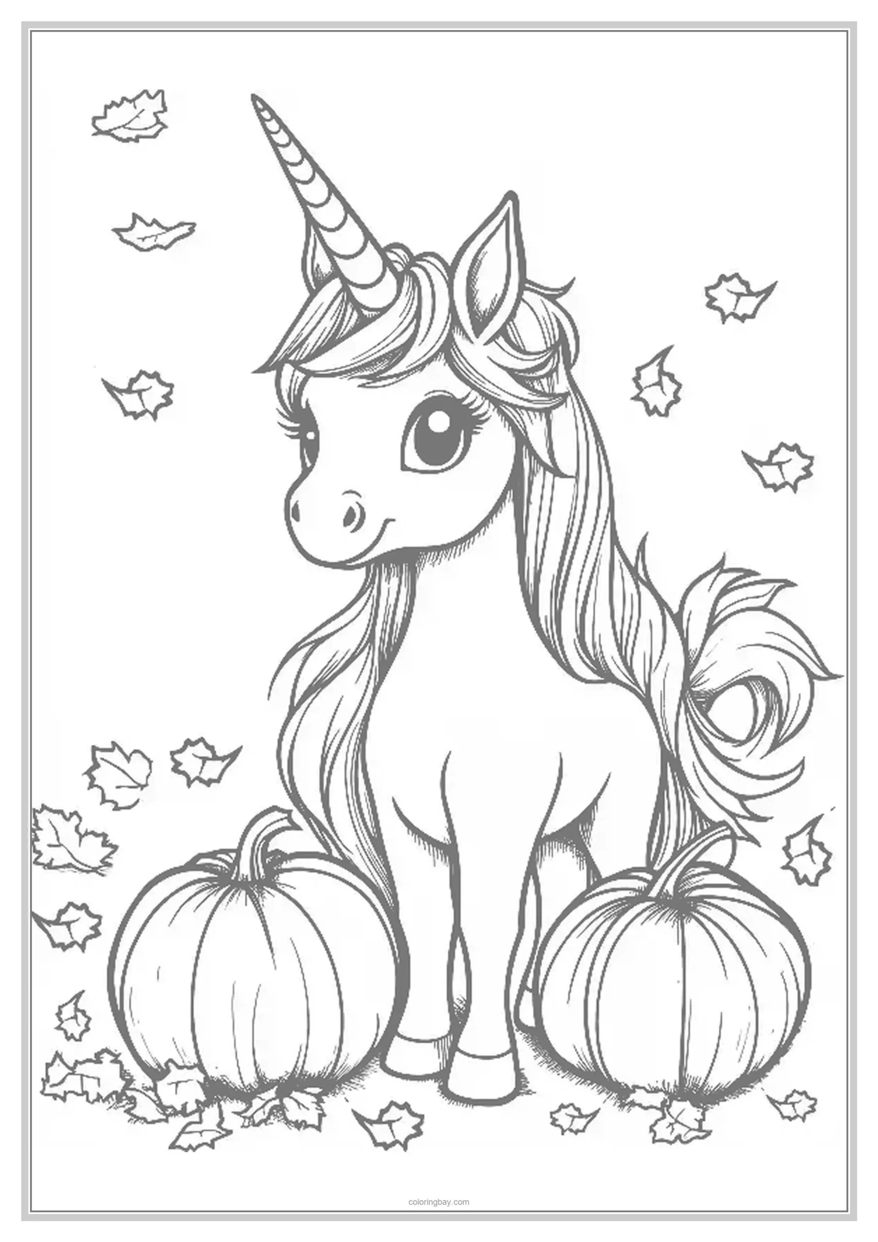 cute halloween unicorn coloring page cute halloween unicorn coloring page