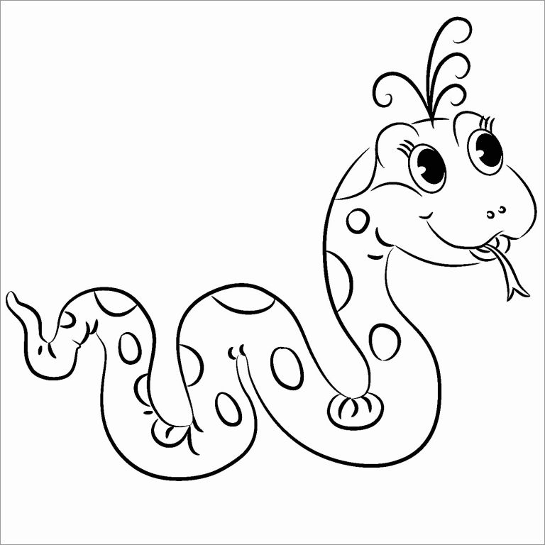 Snake Coloring Pages   ColoringBay