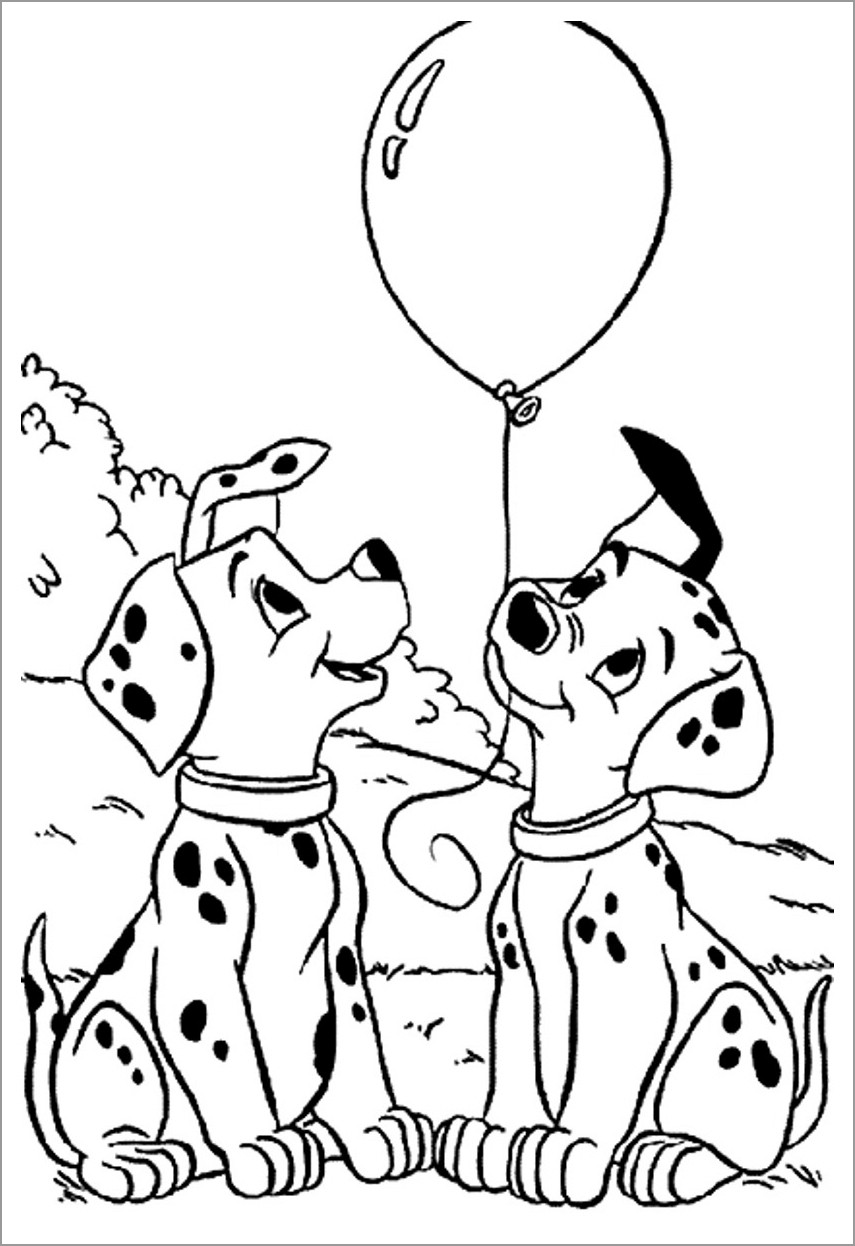 Disney 101 Dalmatians Coloring Pages