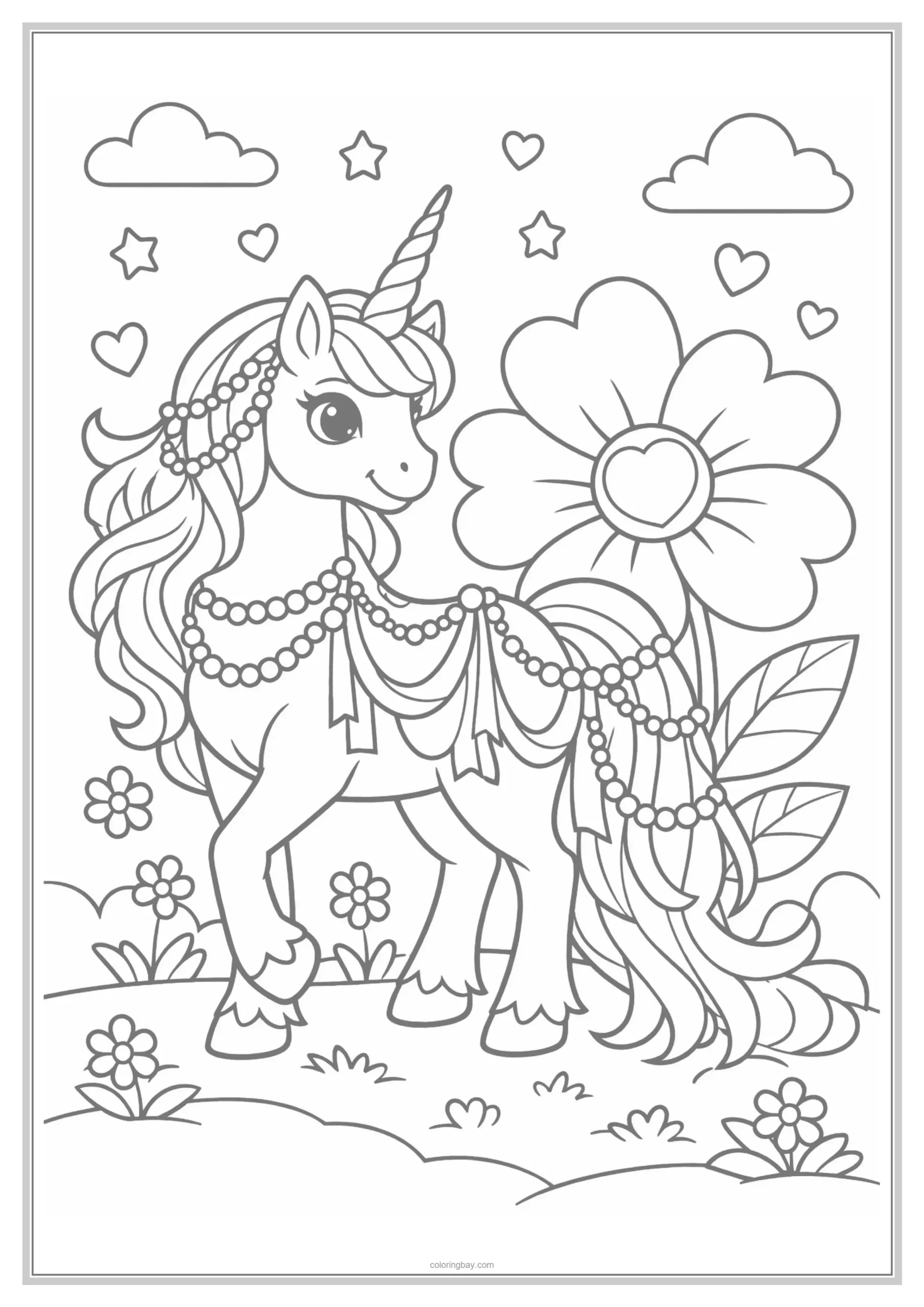 easy unicorn coloring pages easy unicorn coloring pages