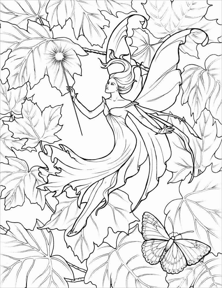 Fairy Princess Coloring Pages - ColoringBay