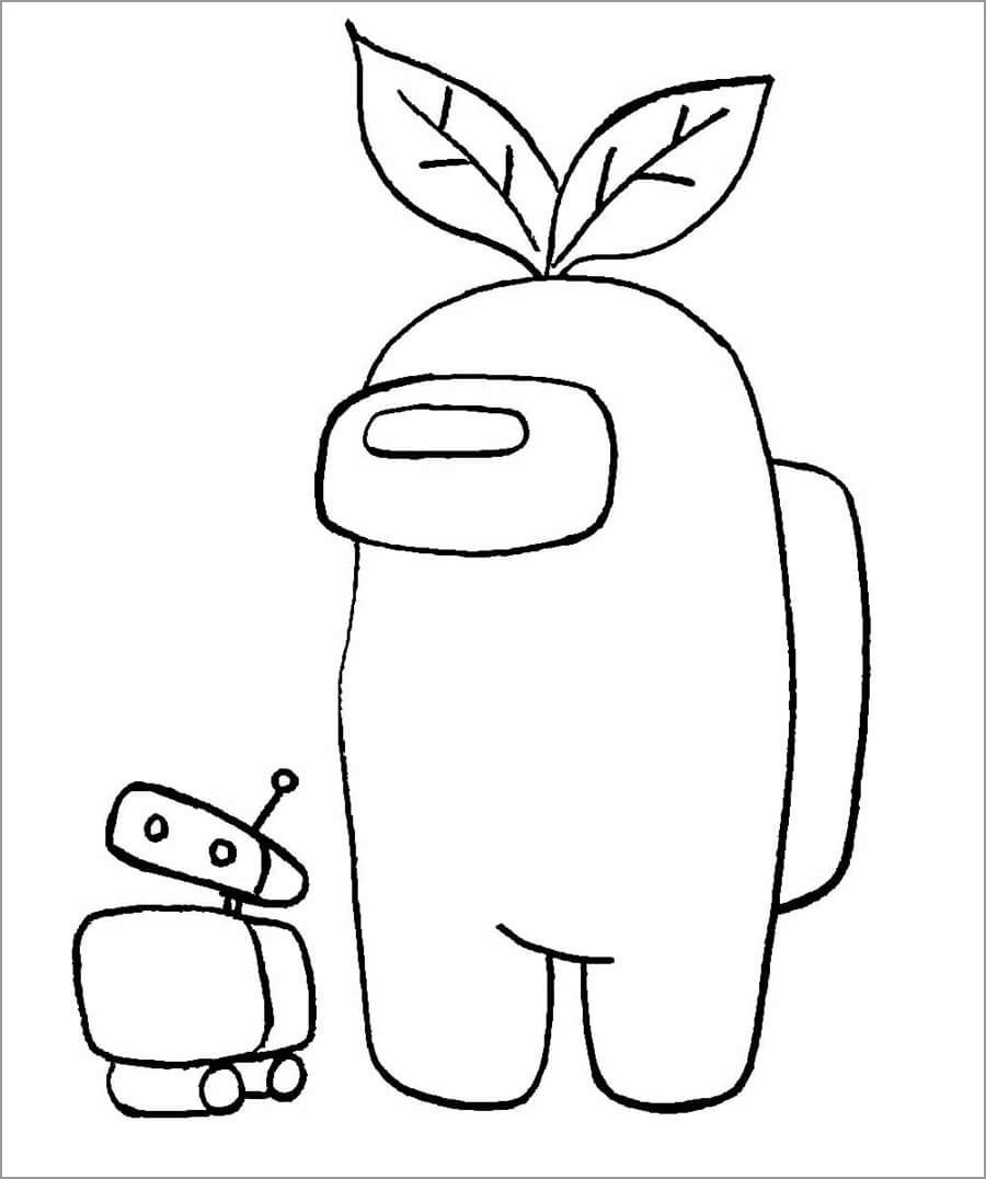 Free Printable Among Us Coloring Page for Kids ColoringBay