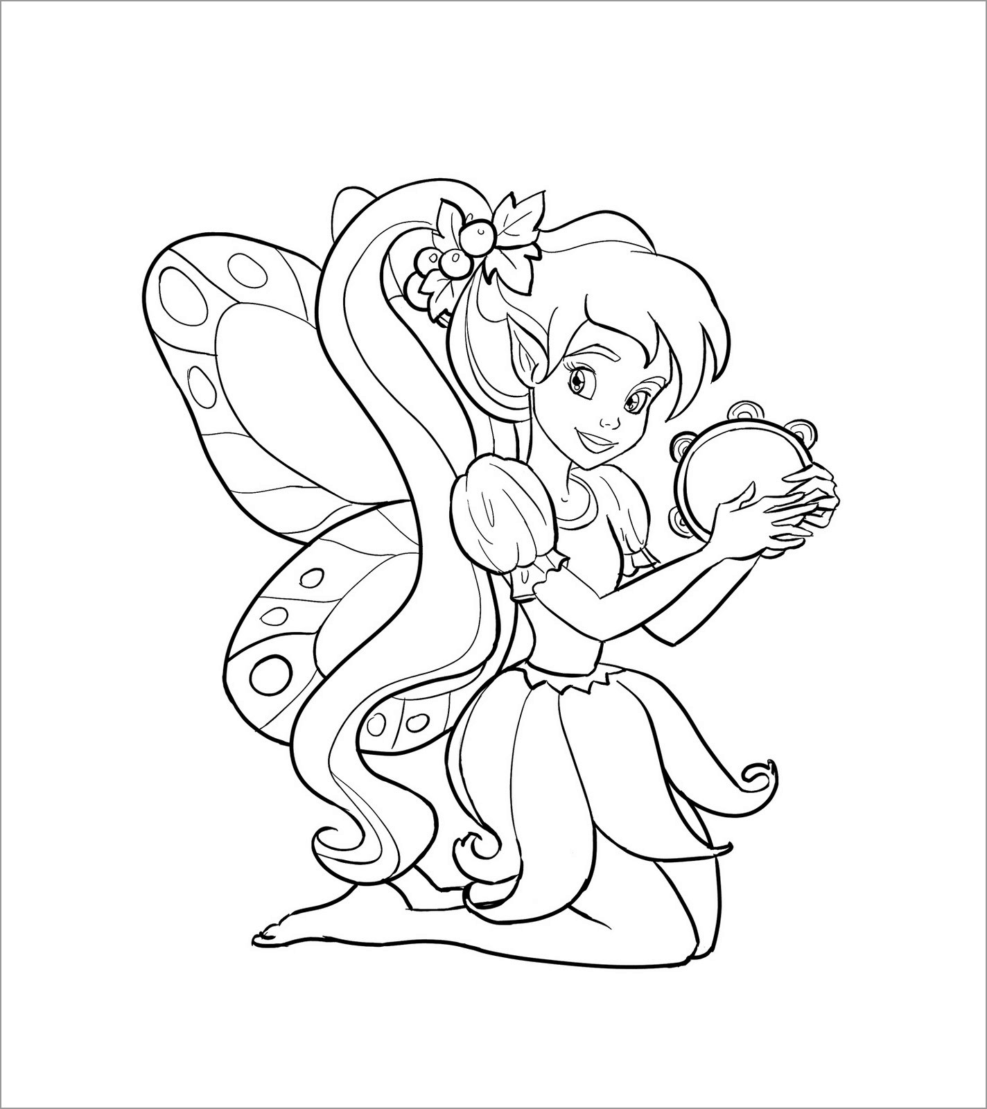 Fairy Free Printable Coloring Pages