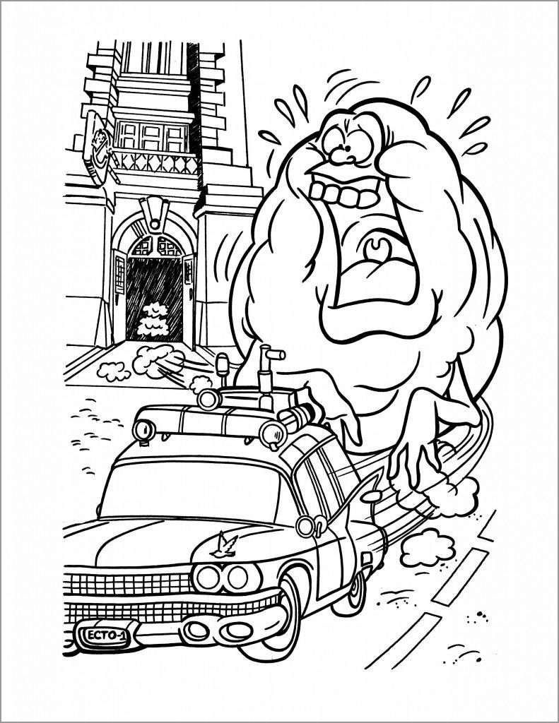 Ghostbusters Coloring Pages   ColoringBay