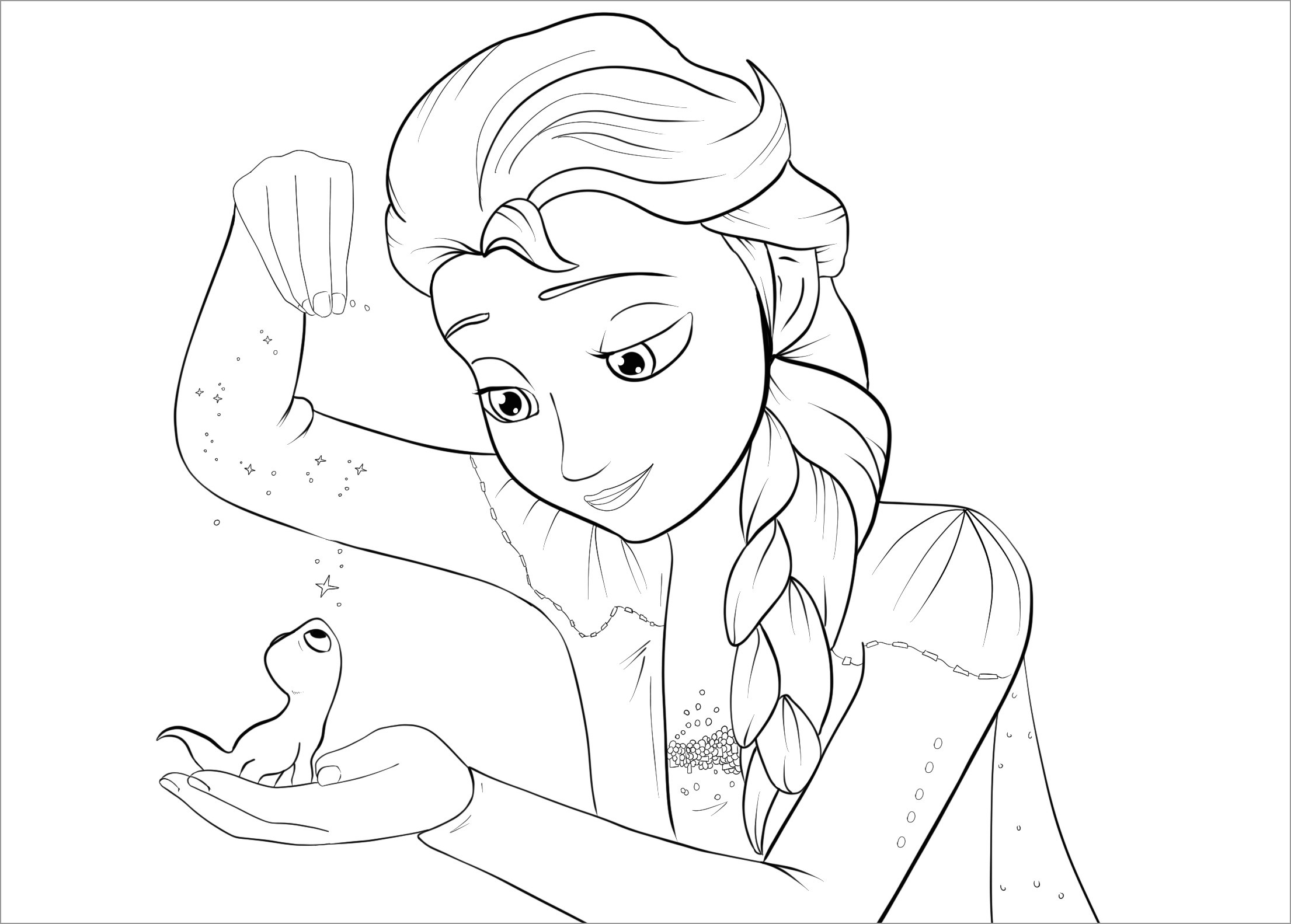 Frozen Coloring Pages Free Printable   ColoringBay