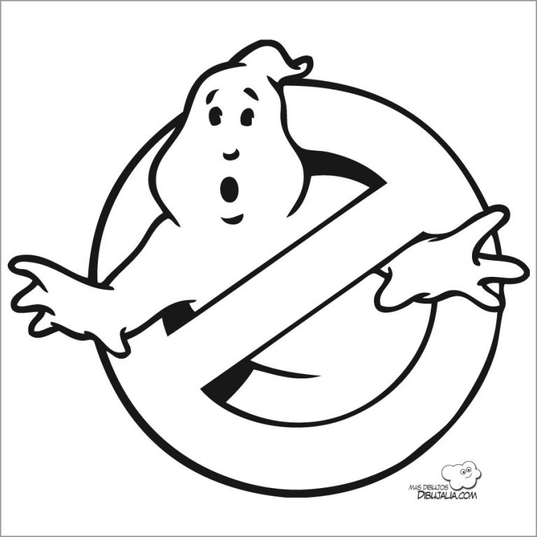 Ghostbusters Logo Coloring Pages - ColoringBay