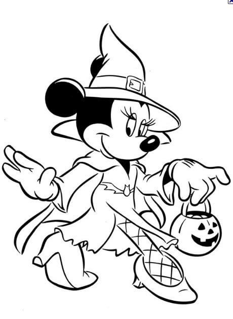 halloween coloring page disney