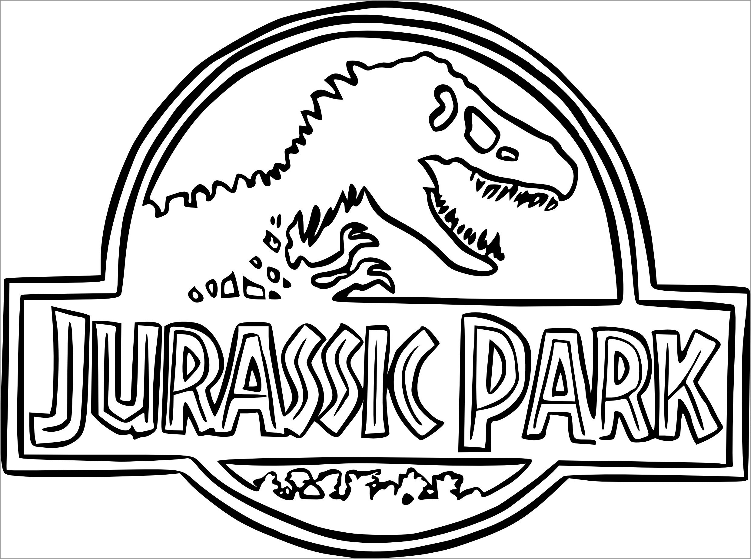 Jurassic Park Coloring Pages