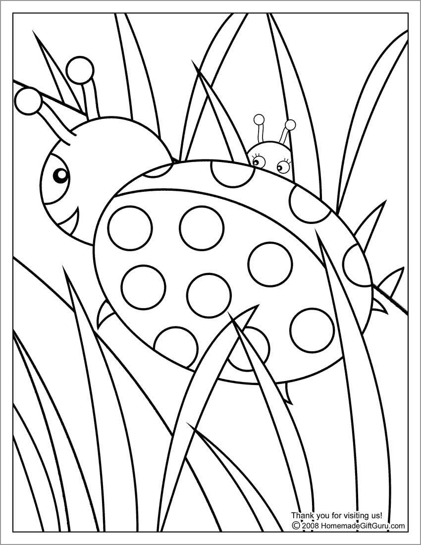 Ladybug Coloring Pages to Print