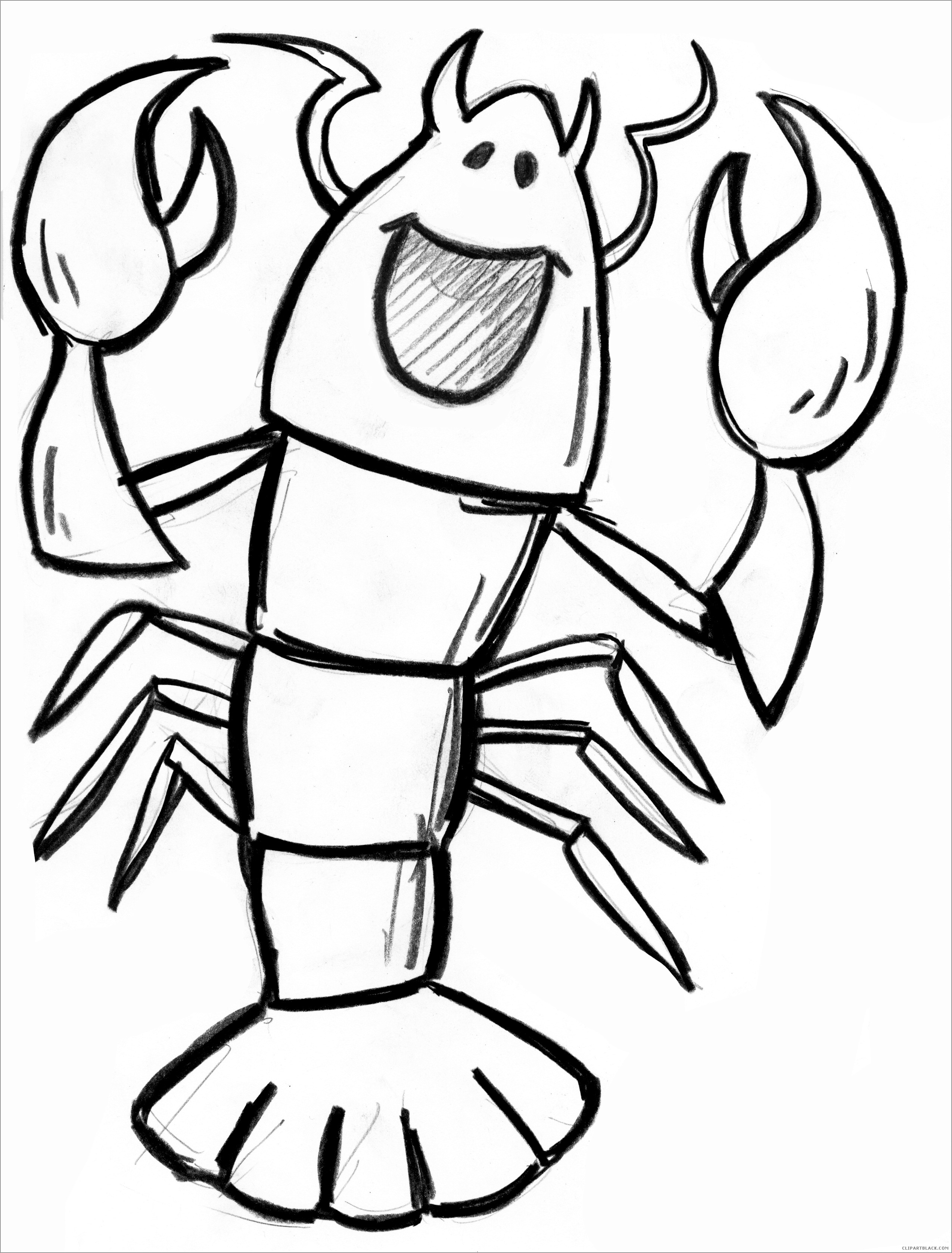 Lobster Printable Coloring Page