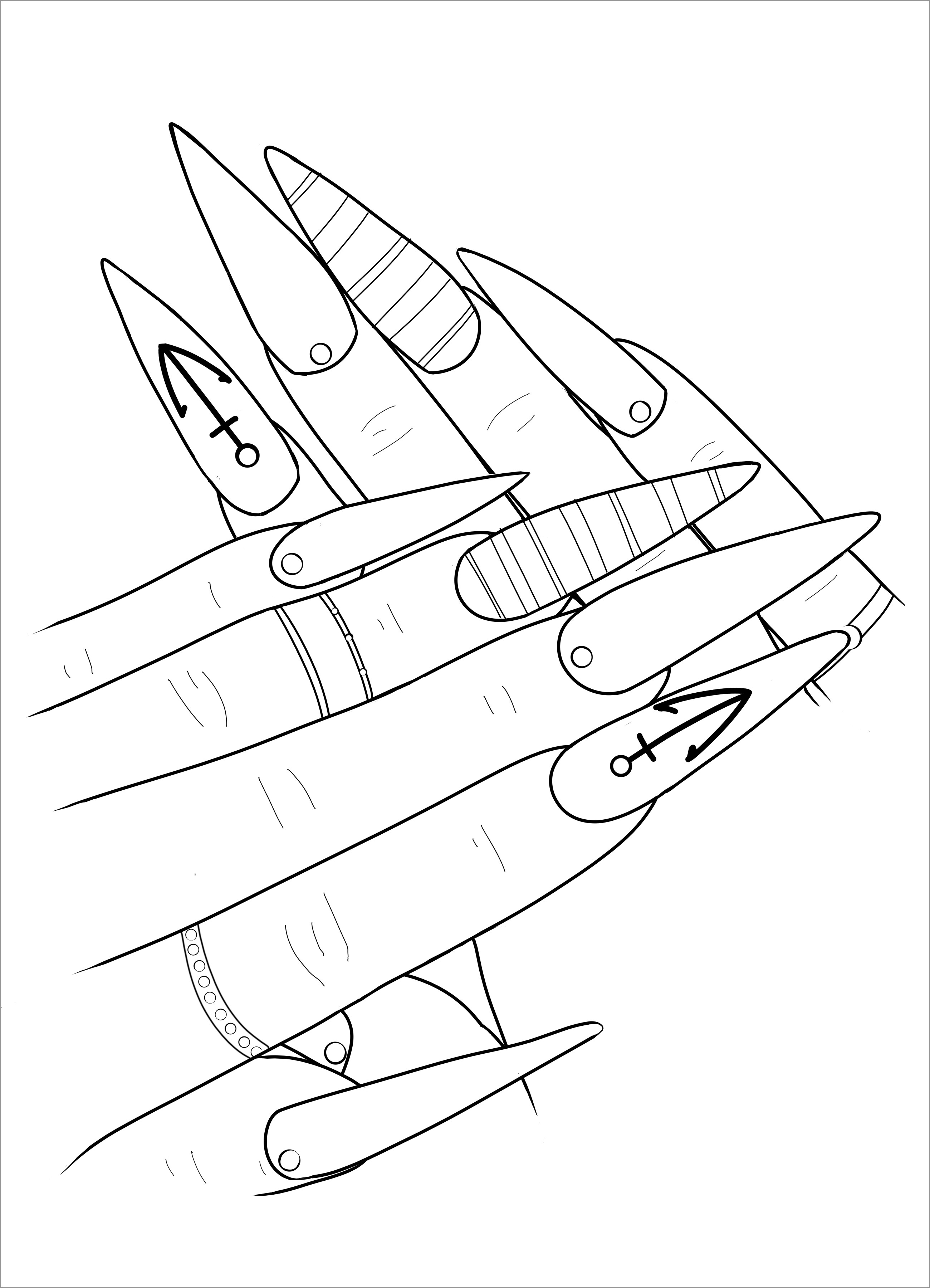 Nail Coloring Page for Kids