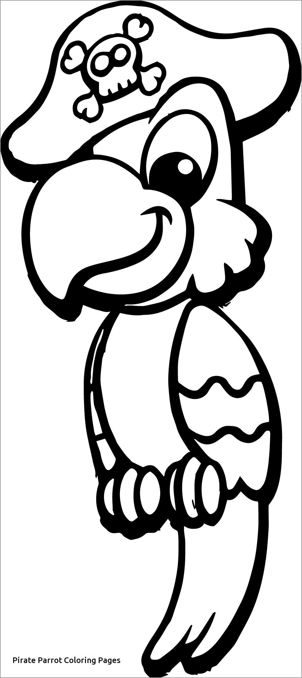Parrot Pirates Coloring Pages for Kids