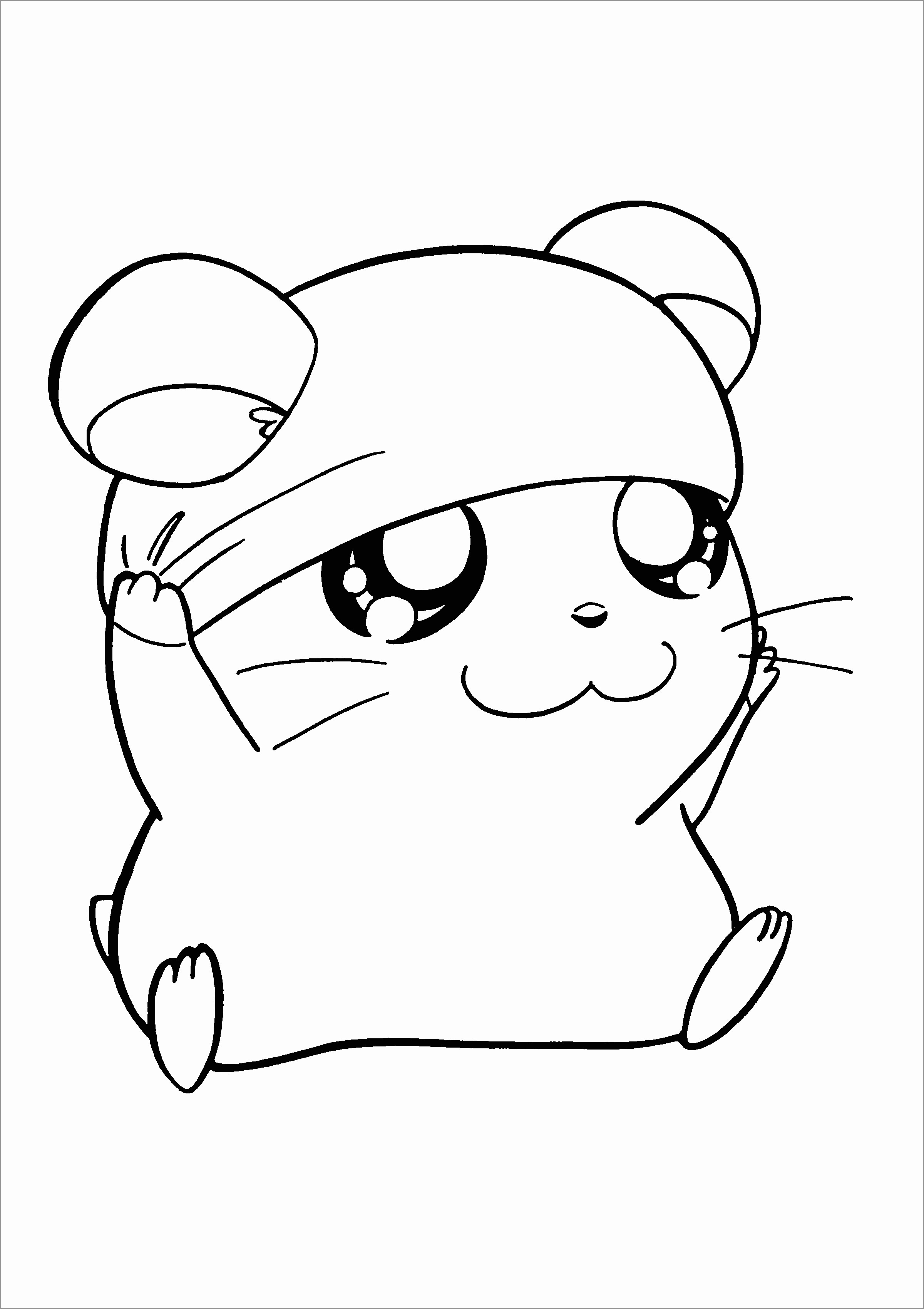 cute anime animal coloring pages