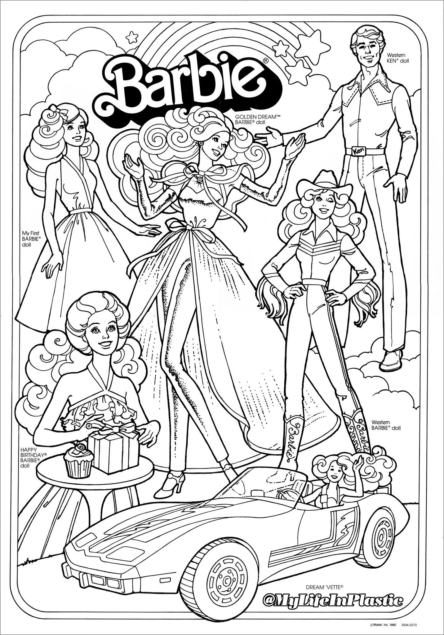 Printable Barbie Coloring Pages Barbie Coloring Pages For Teenager