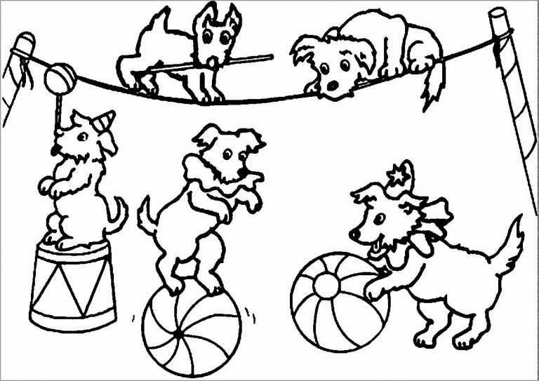 Circus Animals Coloring Pages - ColoringBay