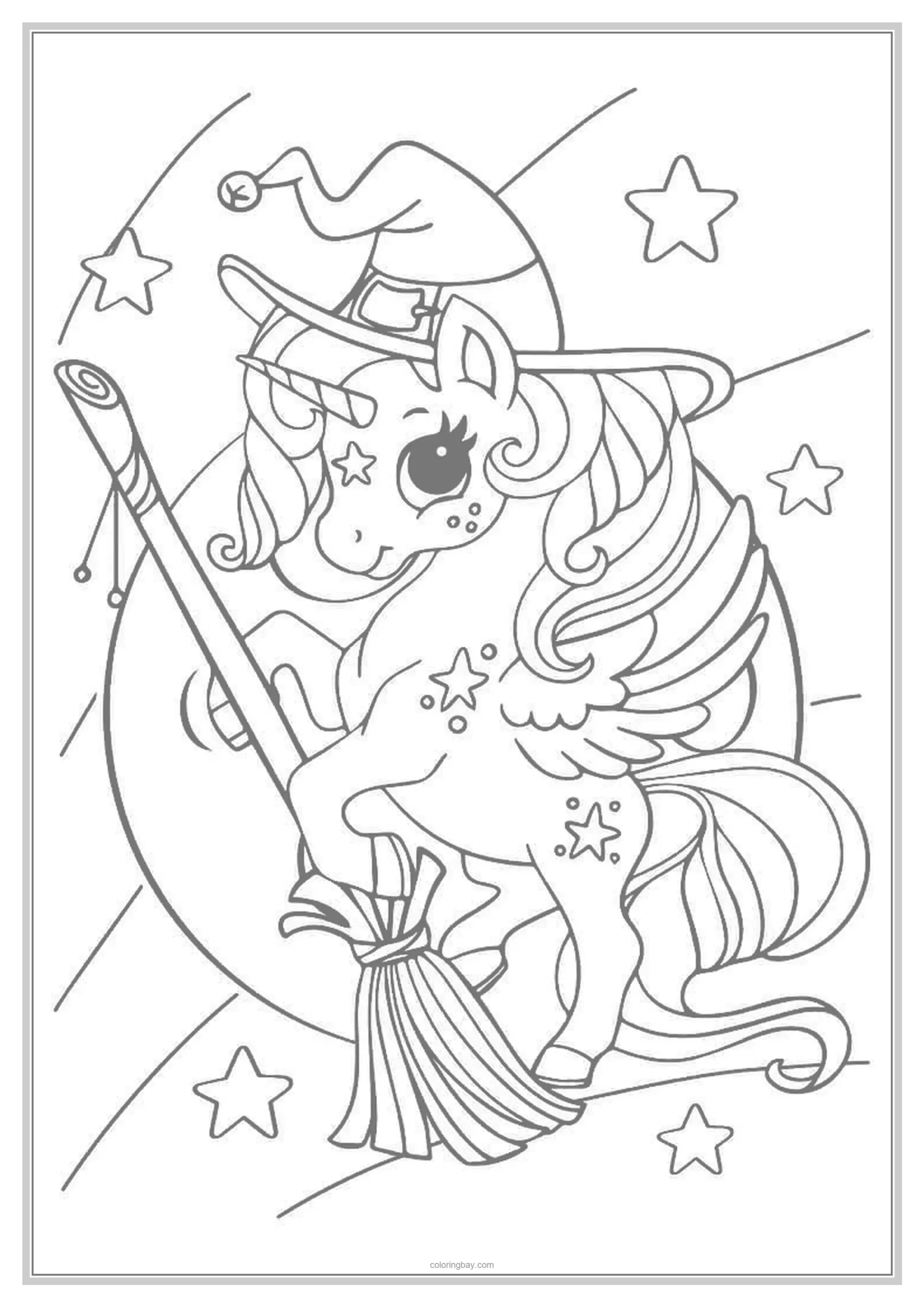 printable halloween unicorn coloring page printable halloween unicorn coloring page