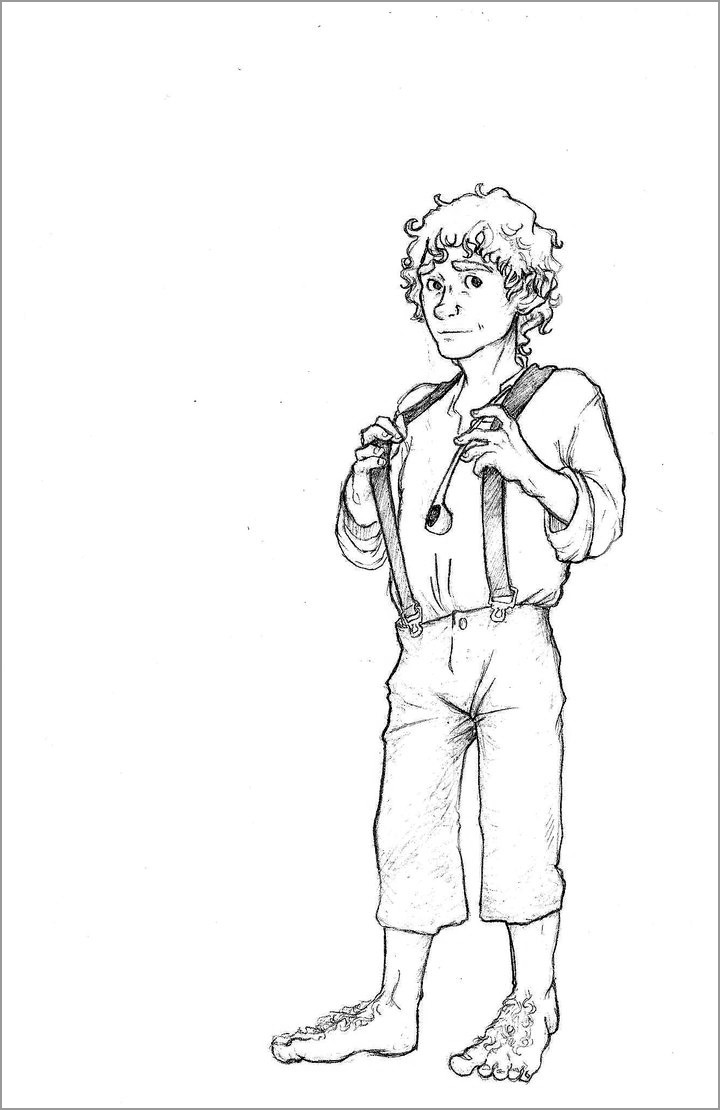 Hobbit Coloring Pages   ColoringBay