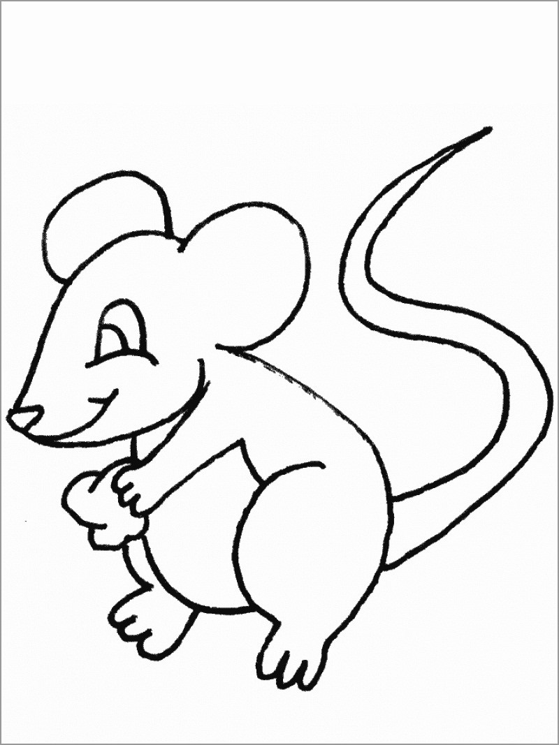 Printable Mouse Coloring Pages for Kids