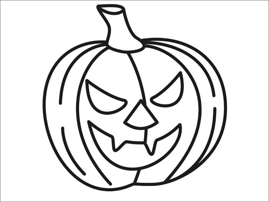 Printable Pumpkin Coloring Pages for Kids