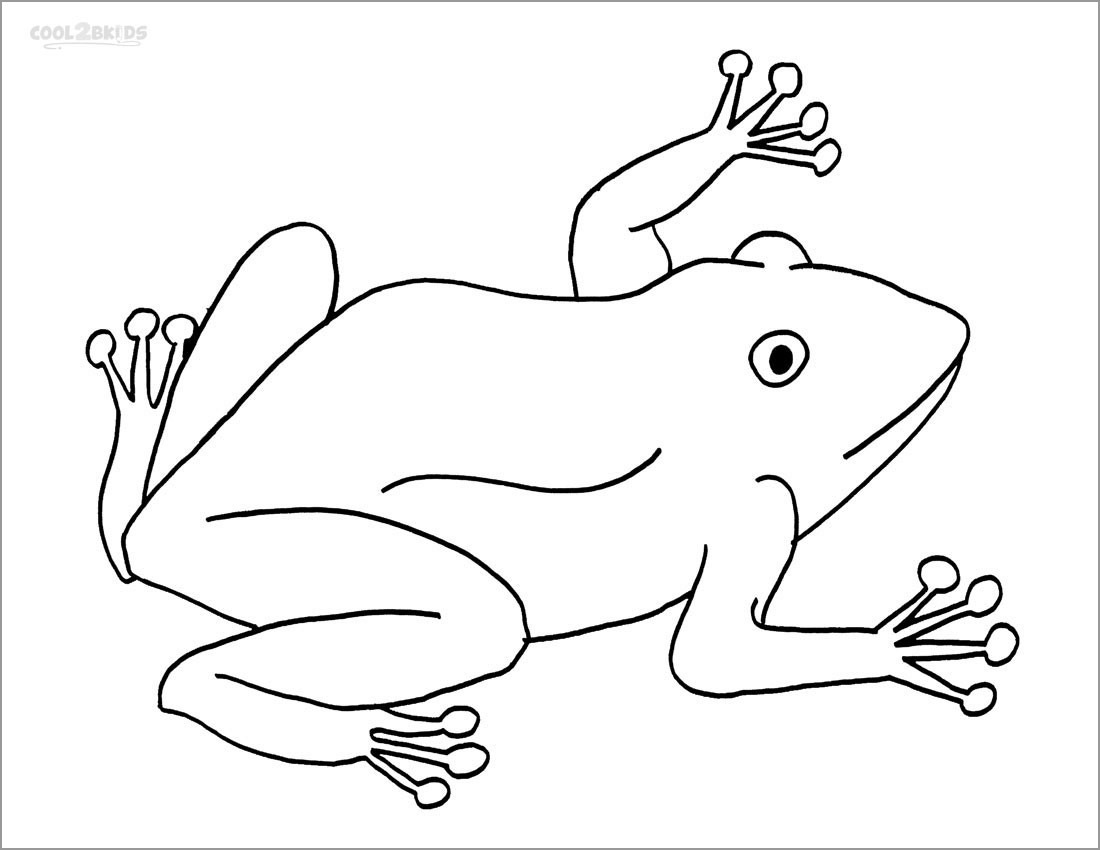 Printable toad Coloring Pages for Kids