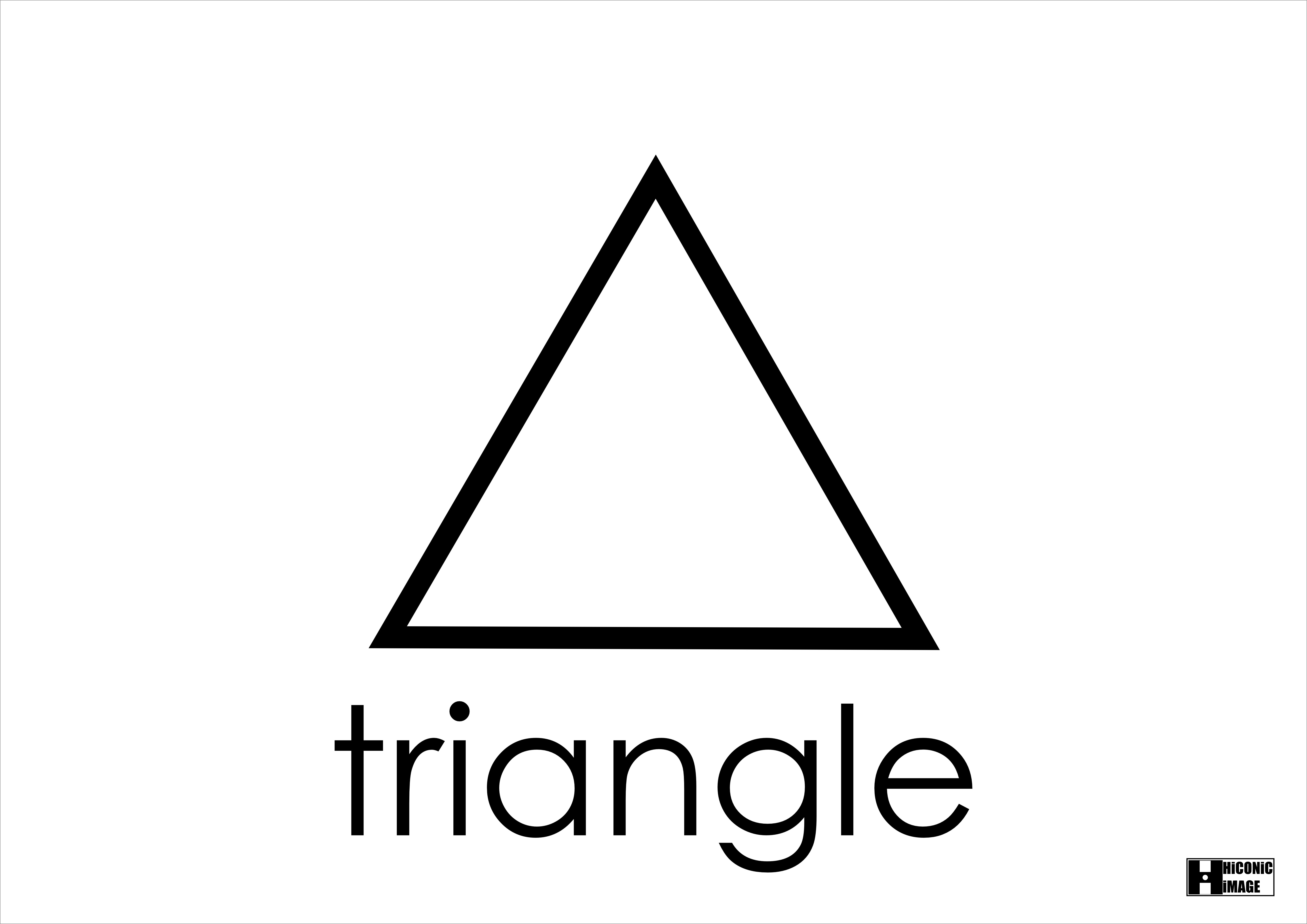 Printable Triangle Coloring Page